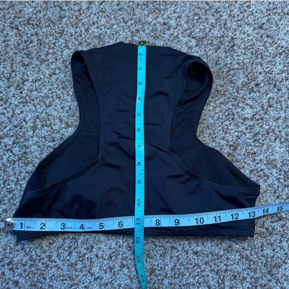 BILLABONG Halter top, zip up, Women's Bikini top, size Small, Black - Picture 5 of 6